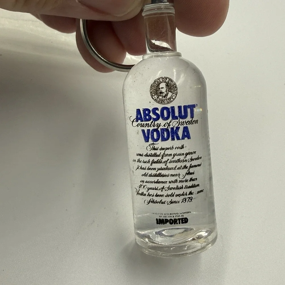 Vintage Advertising Keychain Lot Absolut Don Julio Seagram's Promo NOS 9 Pc